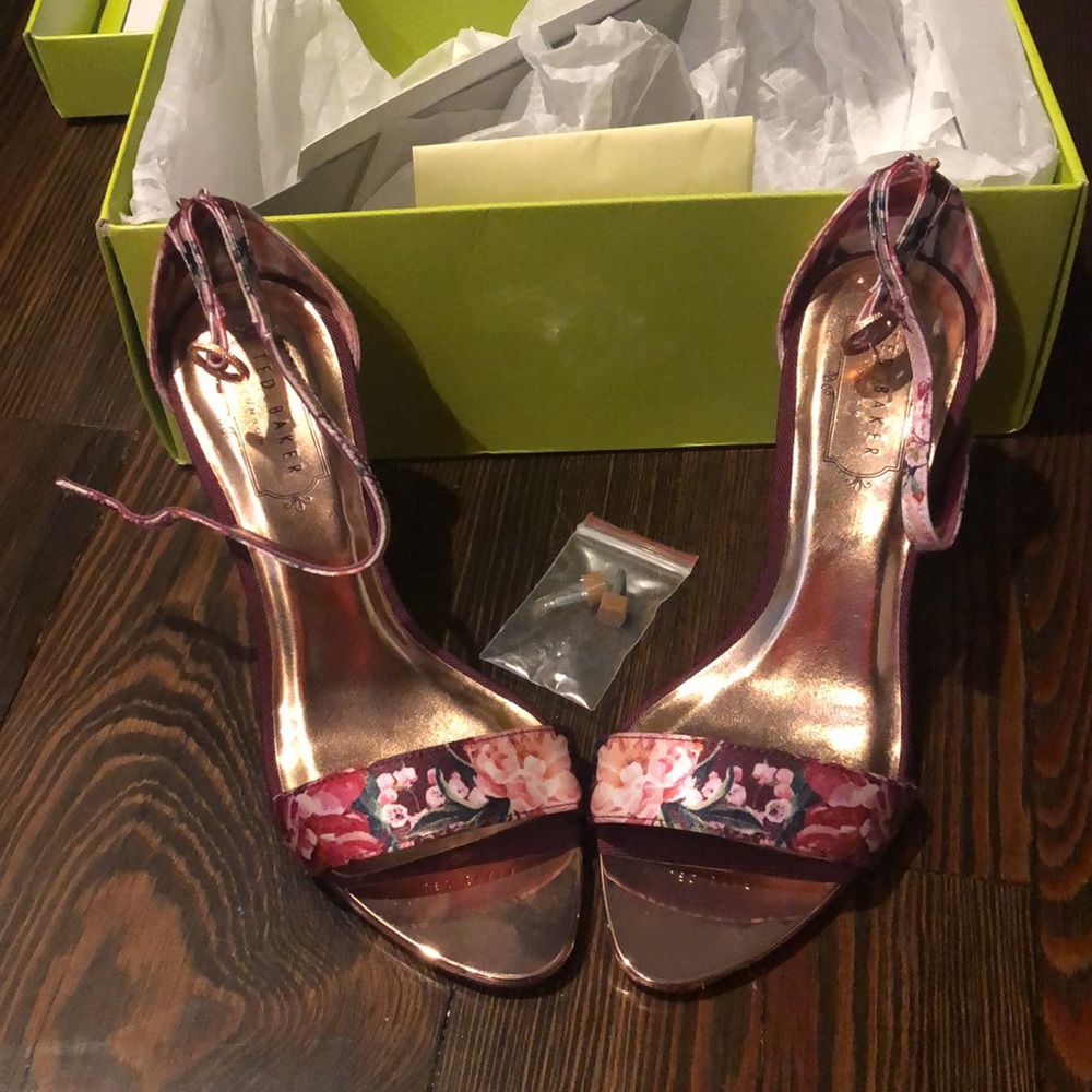 Brand New Ted Baker Floral Heels